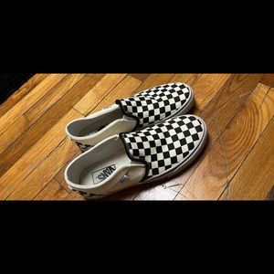Womens Size 9.5 Checkered Vans